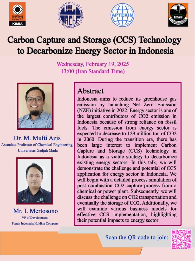 Carbon Capture and Storage (CCS) Technology to Decarbonize Energy Sector in Indonesia